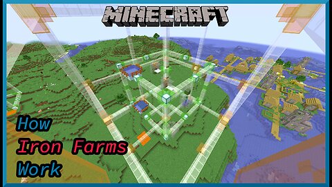 How Iron Farms work in 1.21 and up in Five Minutes on Java Minecraft