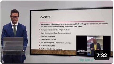 "Dr. James Royle: Surge in Turbo Cancers Linked to COVID Vaccines"