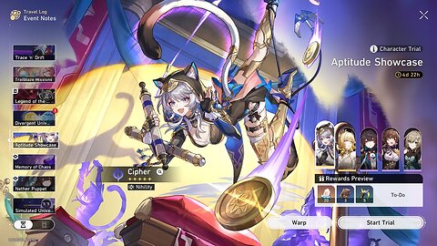 Aptitude Showcase Event - Honkai: Star Rail - Version 3.3 - Phase 2