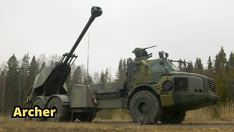 Archer 155 mm self propelled gun howitzer