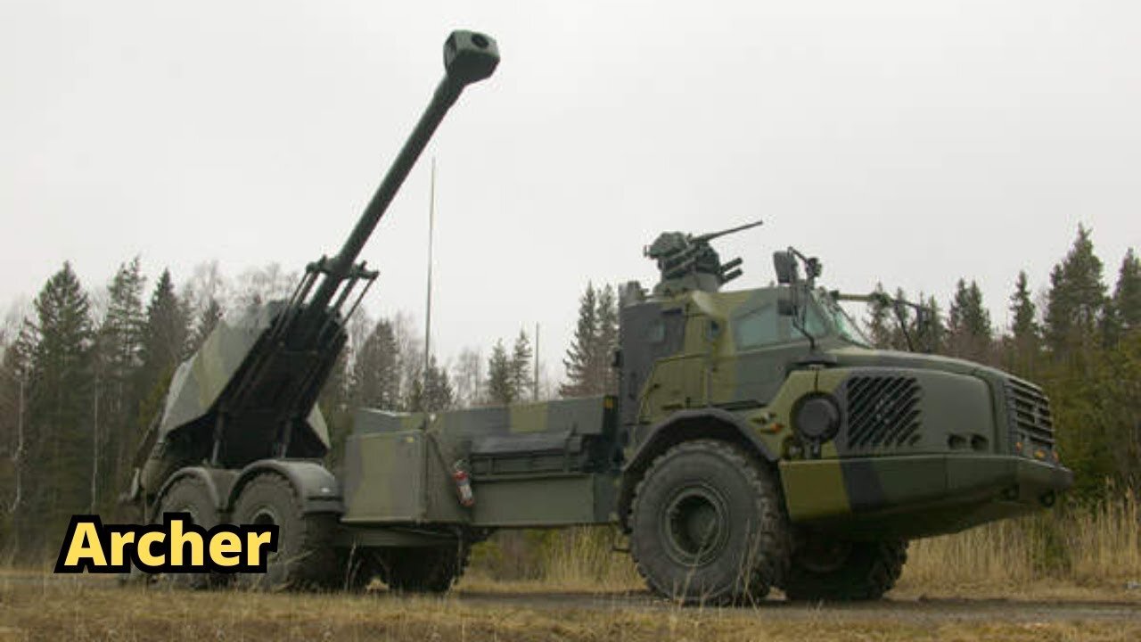 Archer 155 mm self propelled gun howitzer