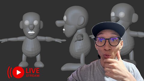 🔴Late night ZBrush Sculpting and some gesture drawings