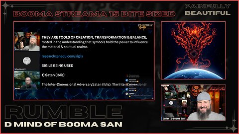 BOOMA STREAMA #15 Bite Sized | Sigils, Satan, Demons & Hunter Biden the Crack Head w/ Ryan Sikorski, Biscuits & D Booma San
