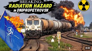🔥 BREAKING - RADIATION scandal following Russia's destruction of a mysterious cargo & a NATO military train