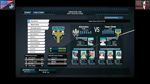 Based Sportsball 2025: Regular Season - Game #142 [Team Christ vs. Advocates]
