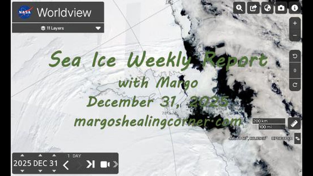 Sea Ice Weekly Report with Margo (Dec. 31, 2025)