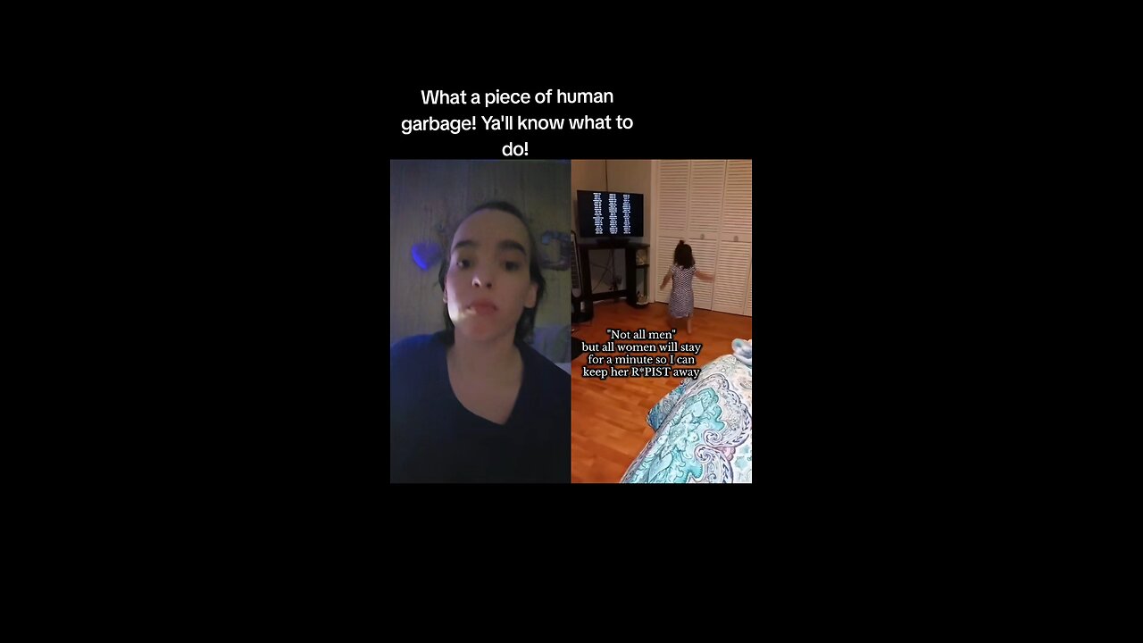 What a piece of human garbage! Ya'll know what to do!