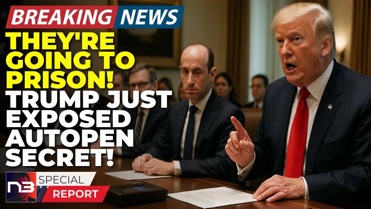 🚨BREAKING: THEY'RE GOING TO PRISON! Trump Drops Autopen Bombshell That Changes Literally Everything