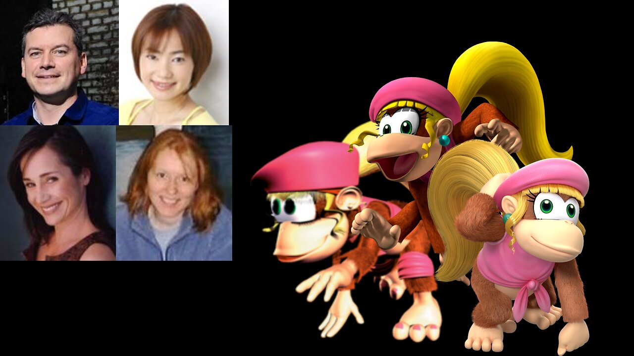 Video Game Voice Comparison- Dixie Kong (Donkey Kong)