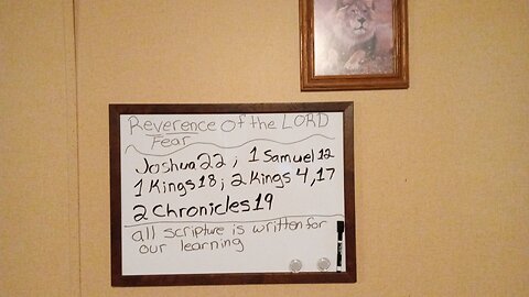 Be taught the reverential fear of the LORD