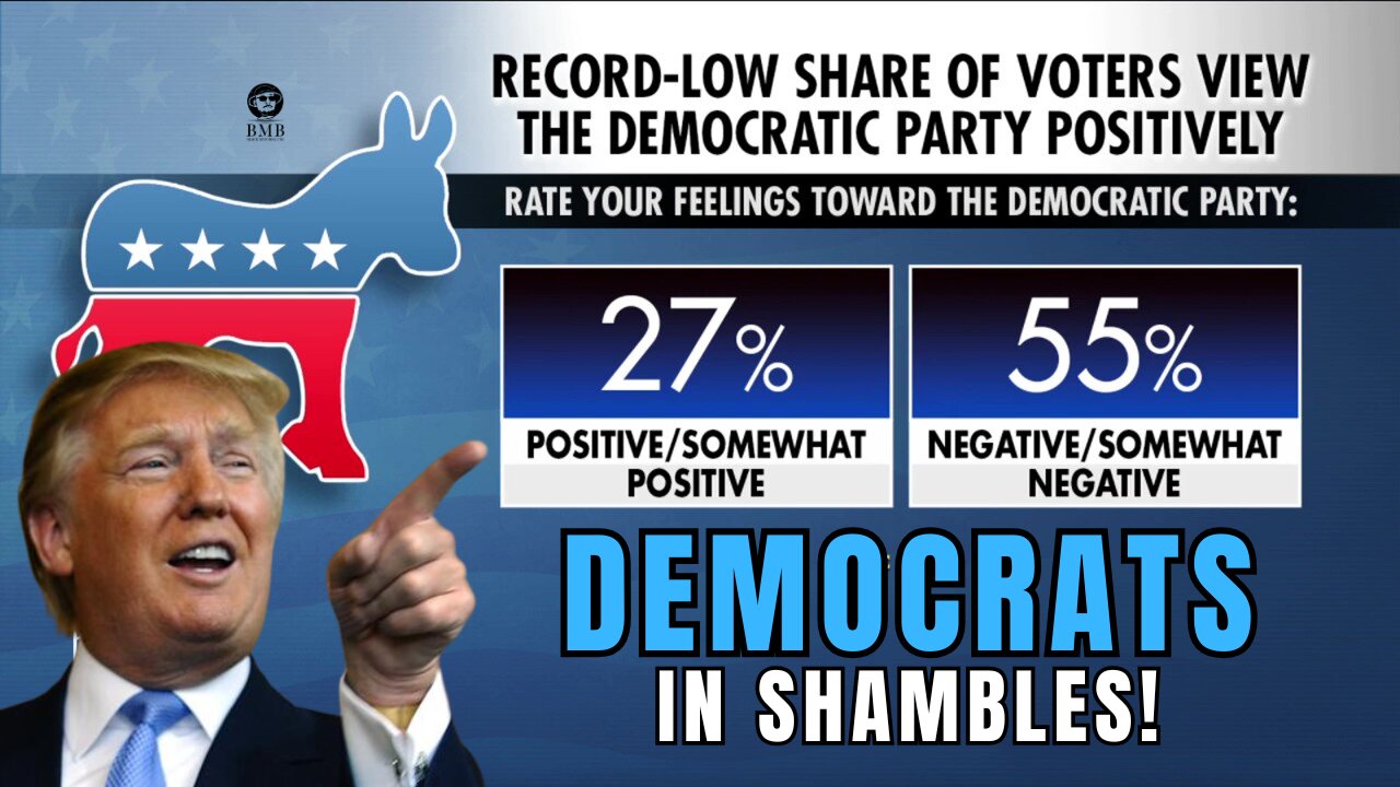 DEMOCRATS APPROVAL RATING AT ALL TIME LOW 27% Disaster Proves TRUMP IS KING!