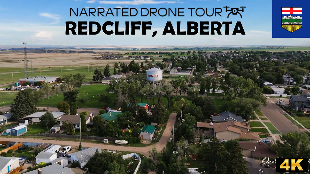 🚁 Redcliff, Alberta 🌄 4K Drone
