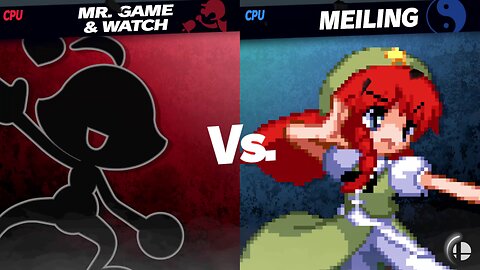 Ms. Game & Watch vs Hong Meiling [Chaos Kid Member Request] SSBU Quickie - jedizombiekiller/Yolarr