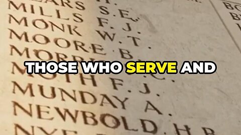 For Those Who Serve