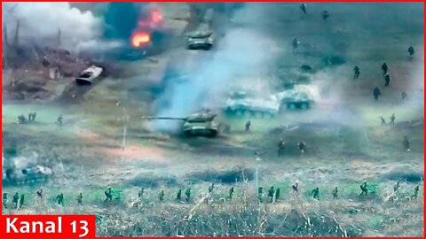 Burning of 2 large columns of Russians in Konstantinovka; “Commanders send soldiers to open death”