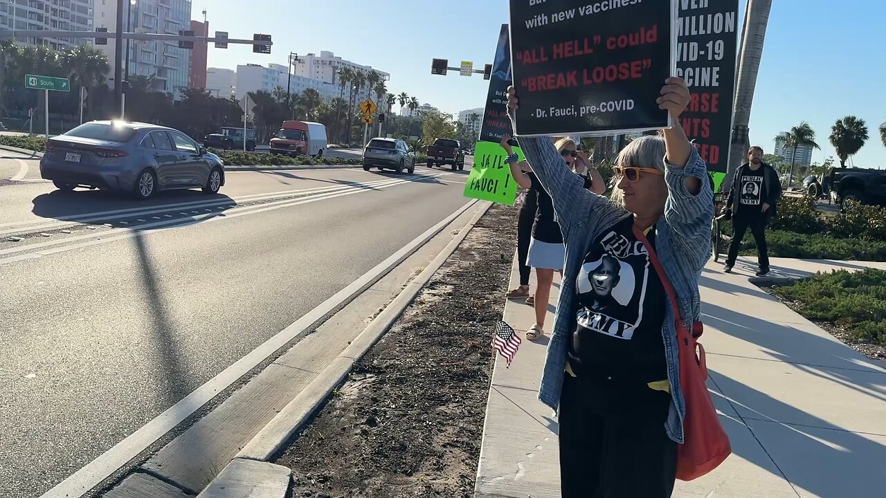 Fauci Protest Florida