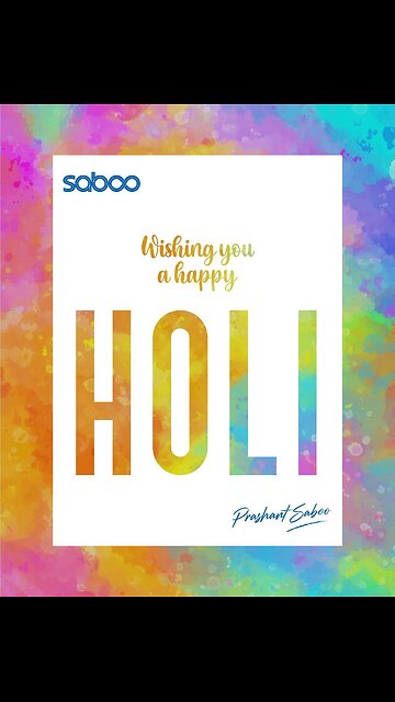 Happy Holi Everyone! Holi2025