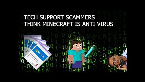 Scammer Thinks Minecraft Is Virus Software & Tries Fake SYSKEY