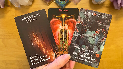 THEY HAVE REACHED THEIR BREAKING POINT WITH THIS SEPARATION!! 😲 NO CONTACT TAROT CARD READING ♥️ 222