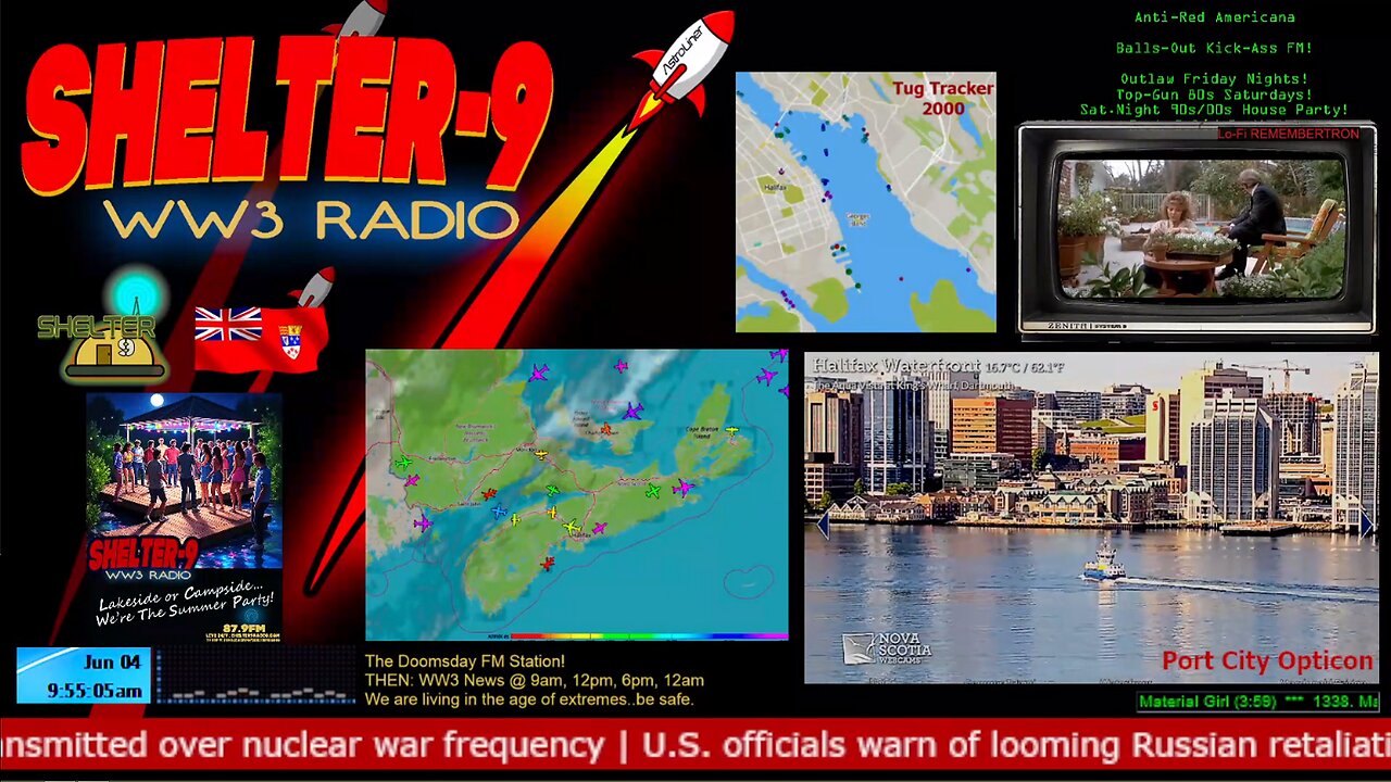 LIVE 24/7: Music/Wx/Prepping/WW3-News
