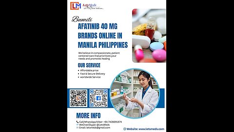 Afatinib 40 mg Price Online In Manila, Cebu, Davao