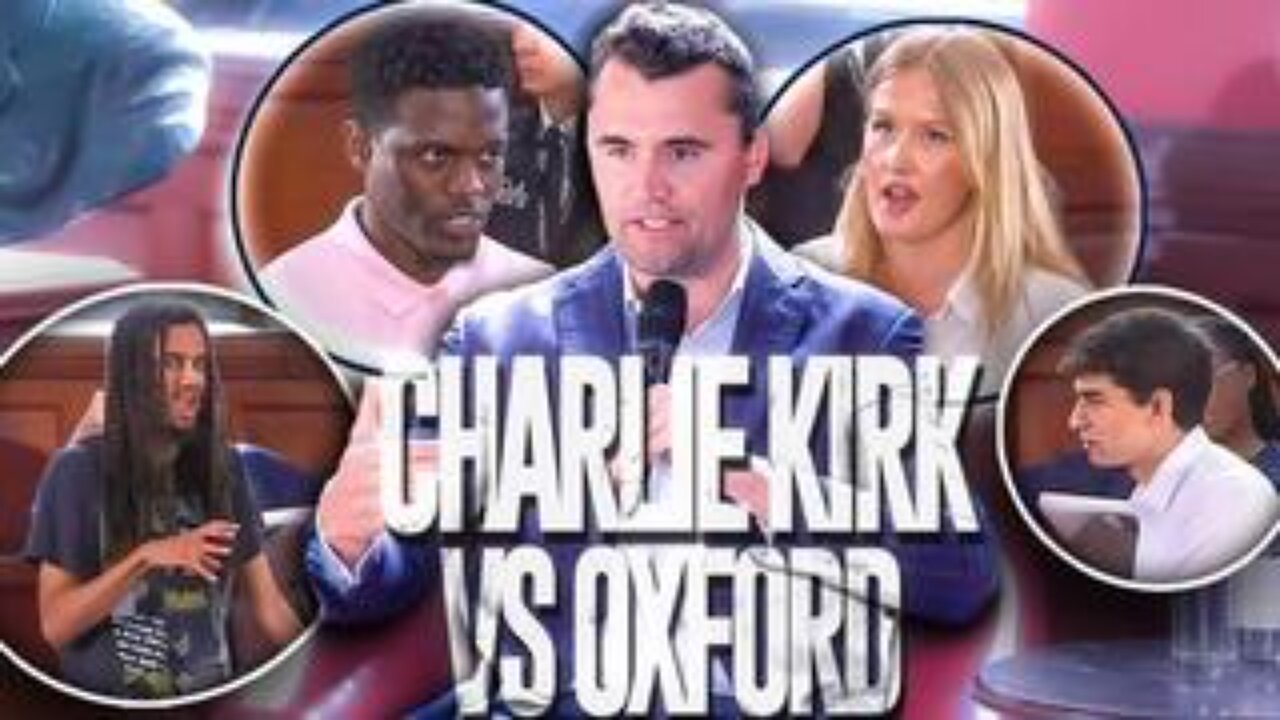 Charlie Kirk VS 300 Oxford Students