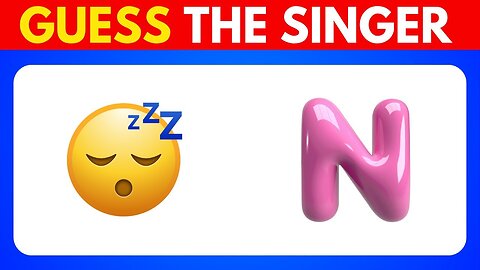 Guess The Singer by Emoji | Music Quiz 🎵