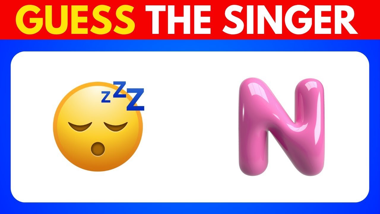 Guess The Singer by Emoji | Music Quiz 🎵