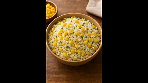 🍚🌽 Sweet Corn Rice Recipe | Quick & Easy | Viral Recipe 2025 🌟