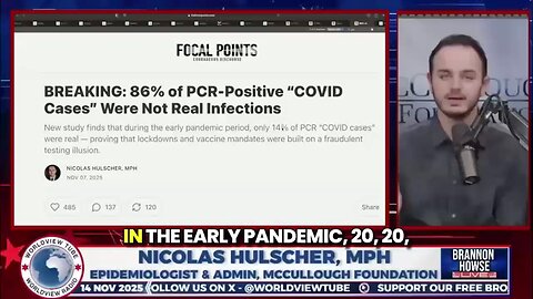 We’ve been lied to: 86% of PCR-positive “COVID-19 cases” were not real infections