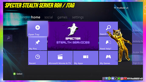 SHOWCASE SPECTER STEALTH SERVER FOR RGH JTAG XBOX 360