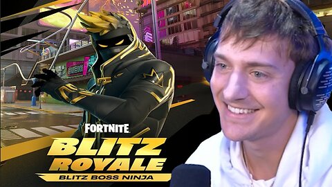 Ninja Reveals His NEW Icon Skin & His OWN Weapons In Fortnite!
