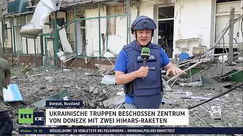 US-Raketen im Einsatz: Ukraine greift zentrales Viertel in Donezk an
