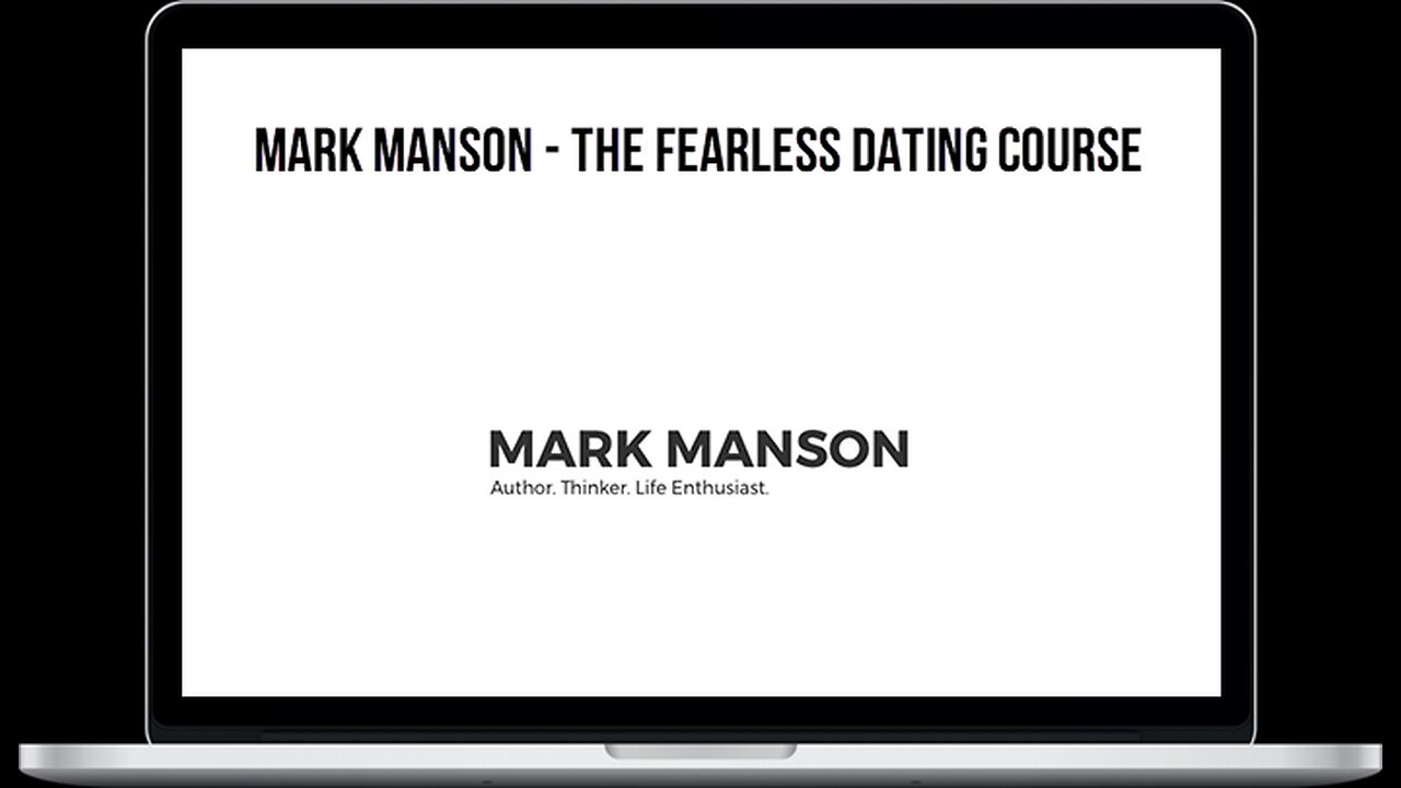 The Fearless Dating Course-Mark Manson-Download