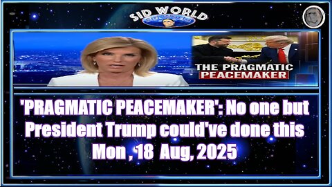'PRAGMATIC PEACEMAKER' No one but President Trump could've done this