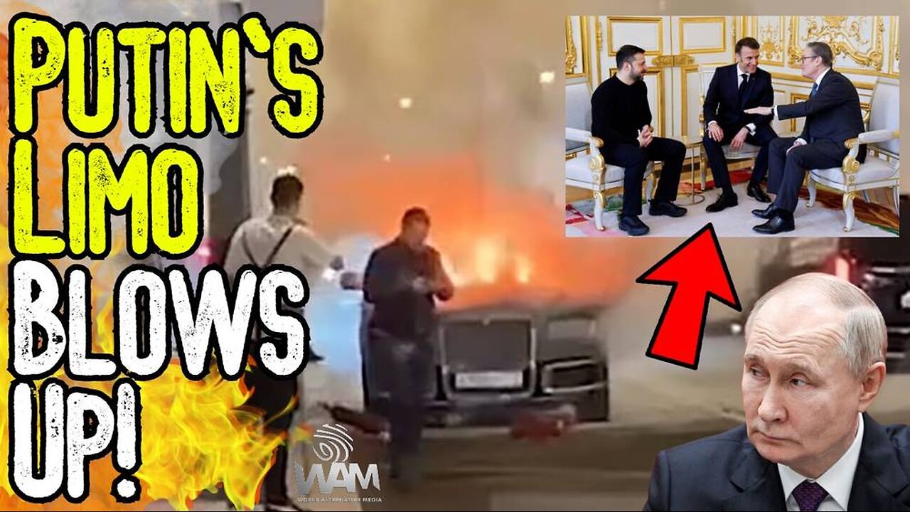 PUTIN'S LIMO BLOWN UP! - Days After Zelenskyy Predicted His Death - The Latest Psyop