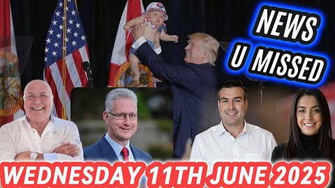 DAILY NEWS WITH CHARLIE WARD, PAUL BROOKER & LEMBIT OPIK WEDNESDAY 11TH JUNE 2025