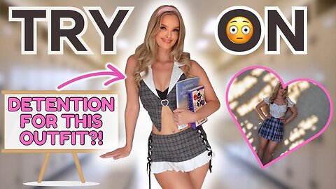 Back to SCHOOL / COLLEGE Outfit Try On 👀 | I Would Get detention...😮💕| Beju_xx