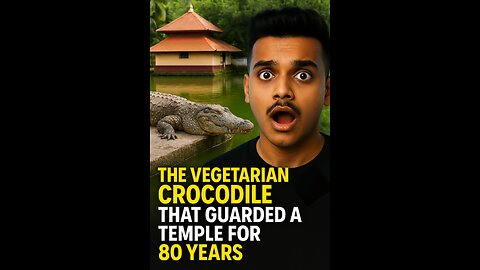 The Vegetarian Crocodile That Guarded a Temple for 80 Years