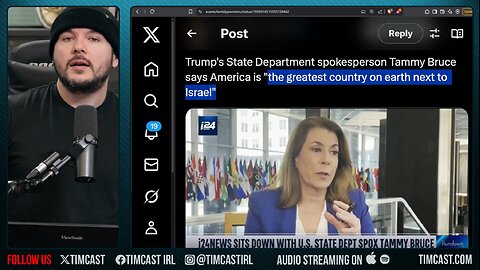 Trump State Department Calls Israel The GREATEST COUNTRY On Earth, Left AND Right ROAST Tammy Bruce