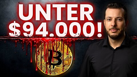 BITCOIN FÄLLT UNTER $94k! 📉 MSTR Verkauf-FUD & HARVARD KAUFT BTC nach!