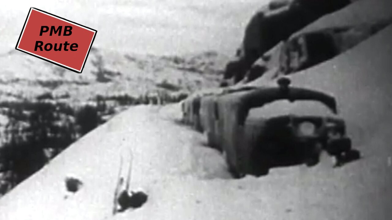 Passenger Train City of San Francisco Snowbound