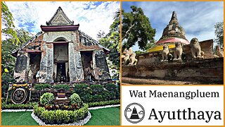 Wat Maenangpluem วัดแม่นางปลื้ม - Historic Temple Built in 1377 - Ayutthaya Thailand 2025