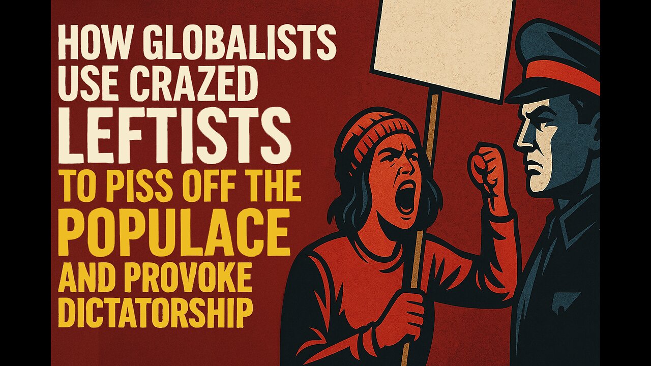 How Globalists Use Crazed Leftists To Piss Off the Populace and Provoke Dictatorship
