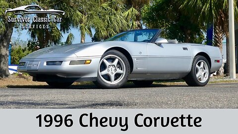 Clean 1996 Chevrolet Corvette Collectors Edition. Silver w/ black top. Low mileage. For Sale!