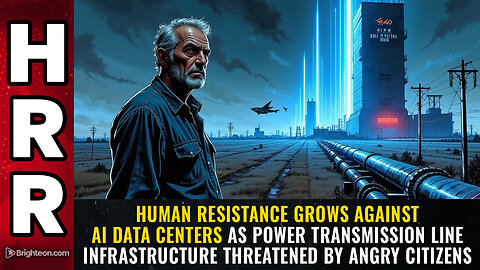 Human resistance grows against AI data centers...