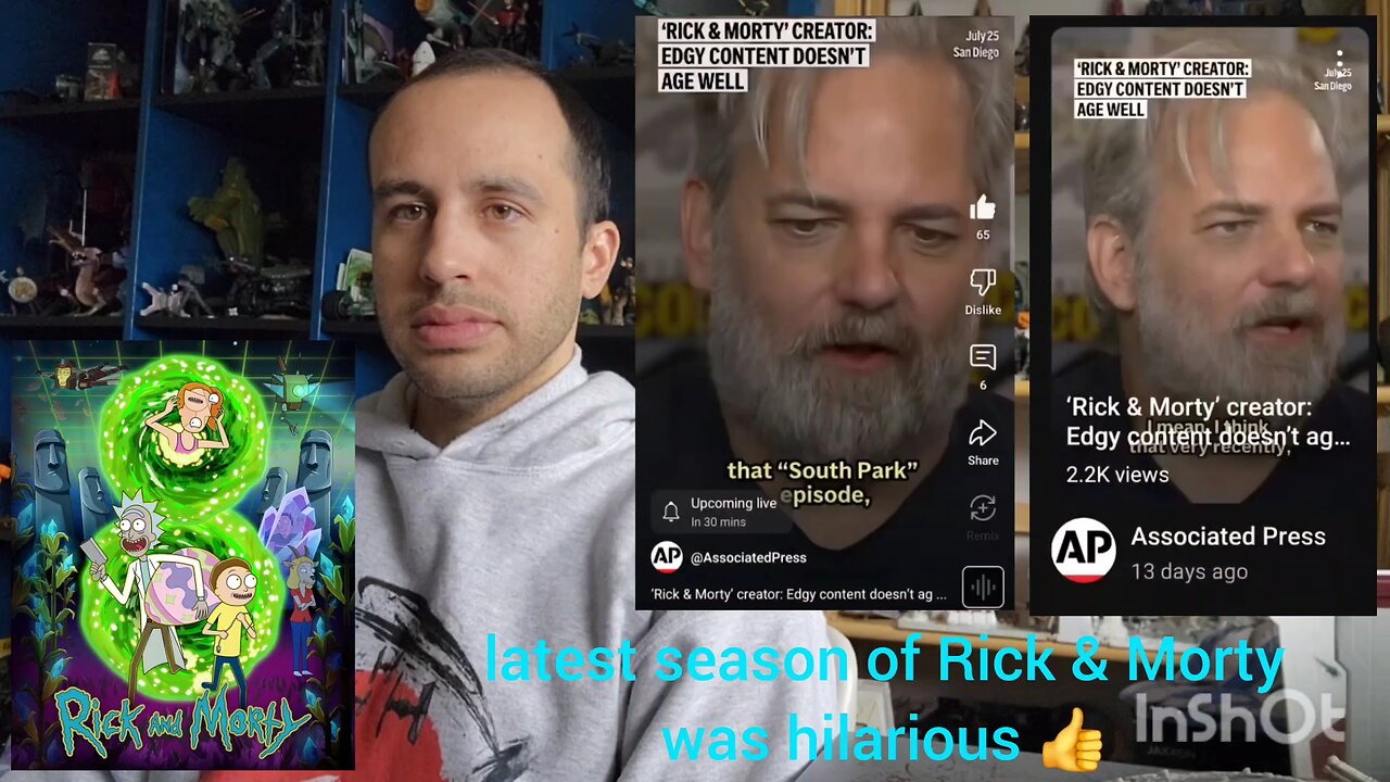 'Rick & Morty' creator: Edgy content doesn't age well @AssociatedPress