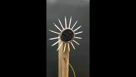Tentativa de acender palitos em movimento #experiment
