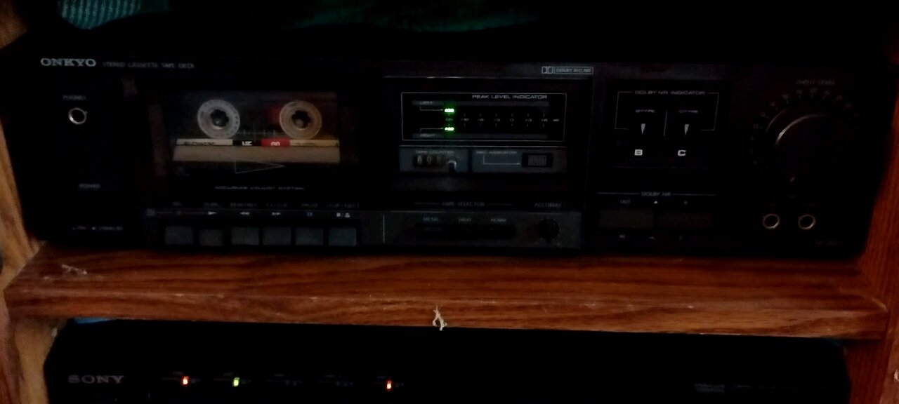 Onkyo ta-2017 single well set deck 1985 rebuilt by me playing Billy Porter produced b