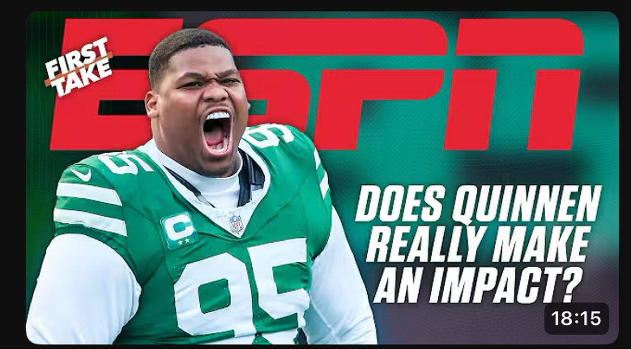 FIRST TAKE: Steven A smith and Mad dog bully Swagu for his Elation on the Quinnen Williams trade